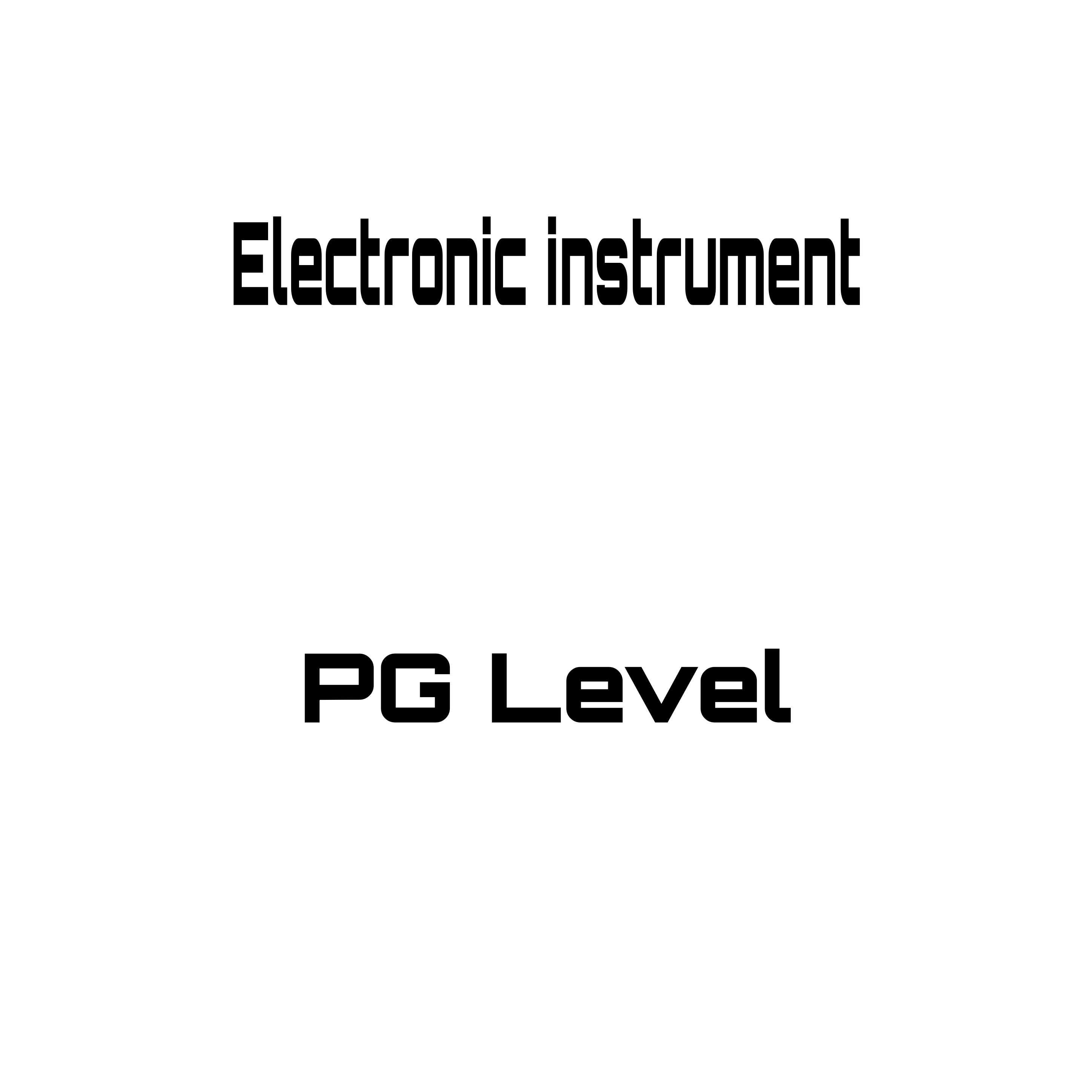 Electronic instrument PG level